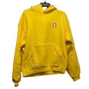 EUC Madhappy x Snapchat Collaboration Canary Yellow Hoodie RARE Unisex